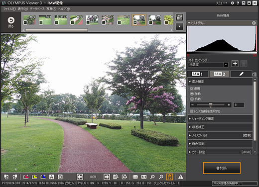 Olympus Viewer 3: подробный обзор фирменного просмотрщика, RAW-конвертера и фотоорганайзера Olympus скриншот 9