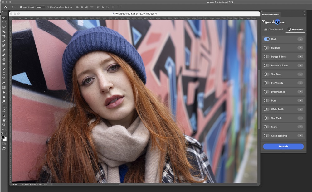 Retouch4me Heal: подробный обзор, интерфейс, работа в Photoshop, требования и ограничения скриншот 5