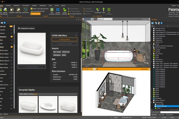 Palette CAD: подробное руководство по проектированию интерьеров, каталогам, AI, импорту и производственному процессу скриншот 2
