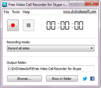 Free Video Call Recorder скриншот 1