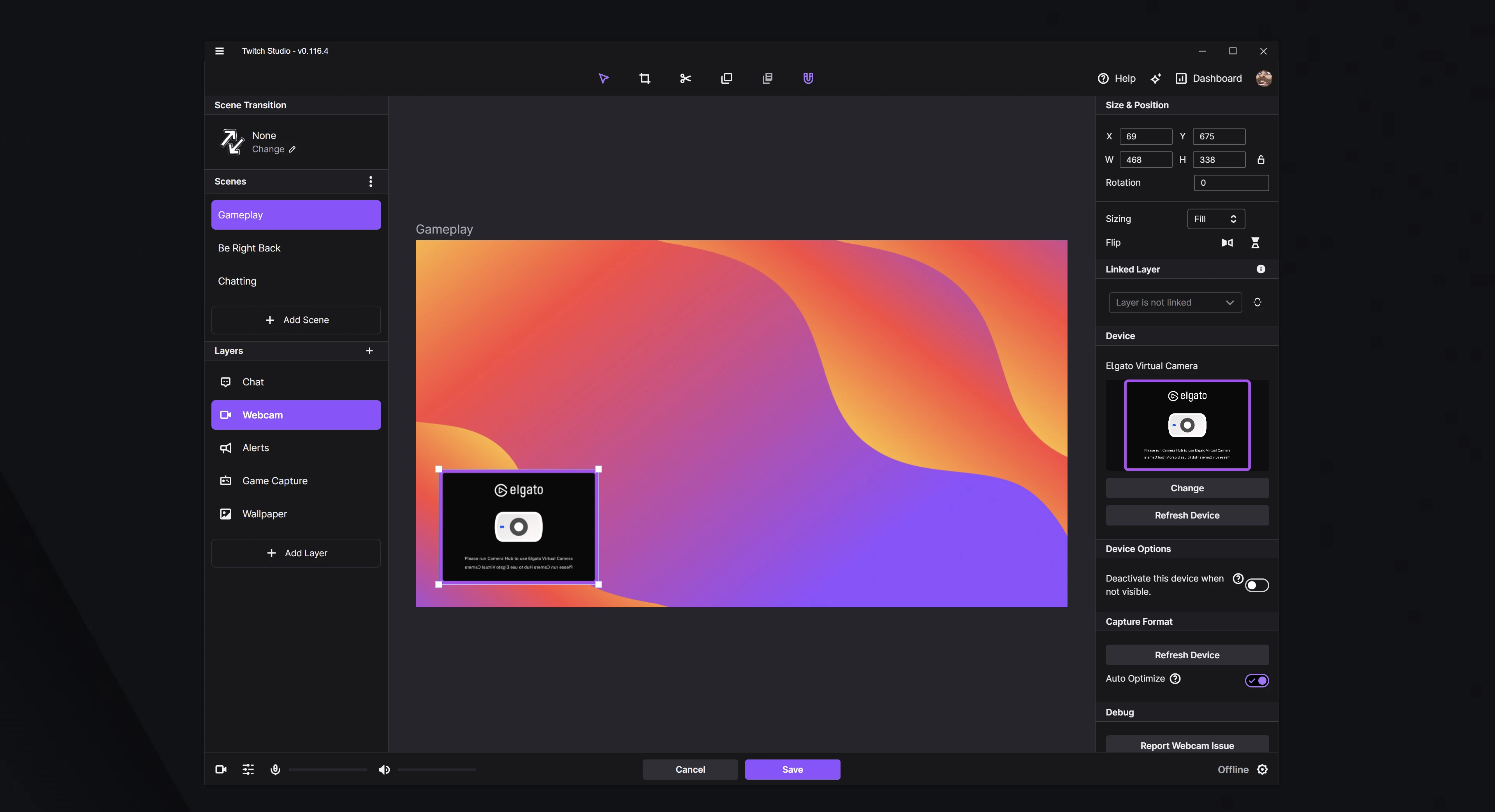 Twitch Studio скриншот 2