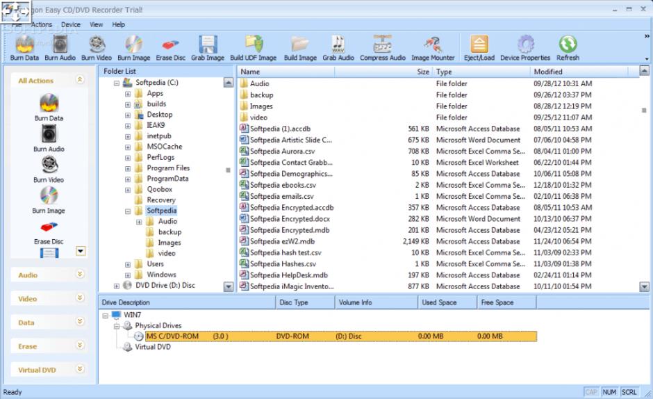 Paragon Easy CD/DVD Recorder скриншот 9