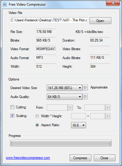 Free Video Compressor скриншот 2