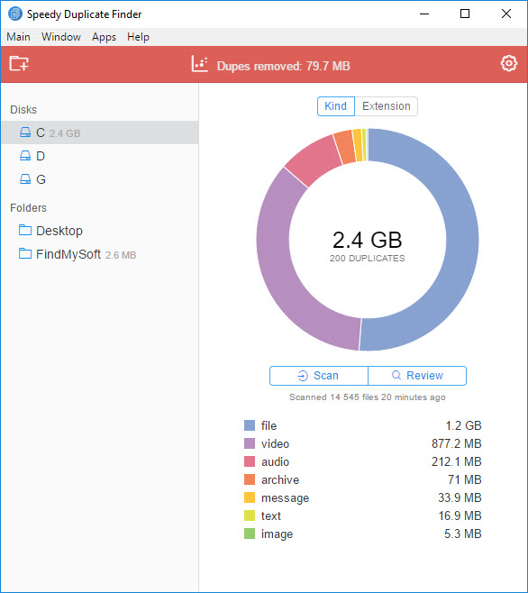 Speedy Duplicate Finder скриншот 2