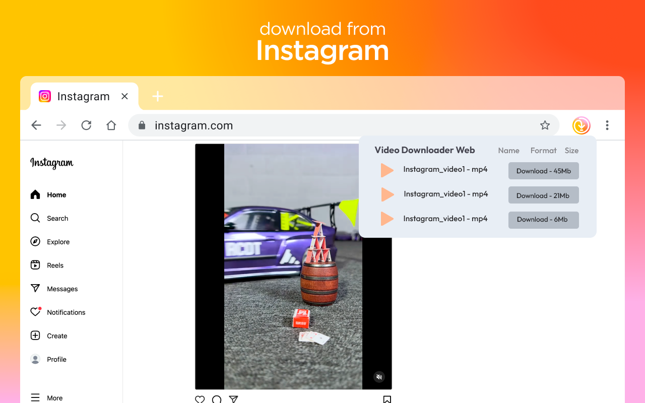 Video Downloader for Web скриншот 1