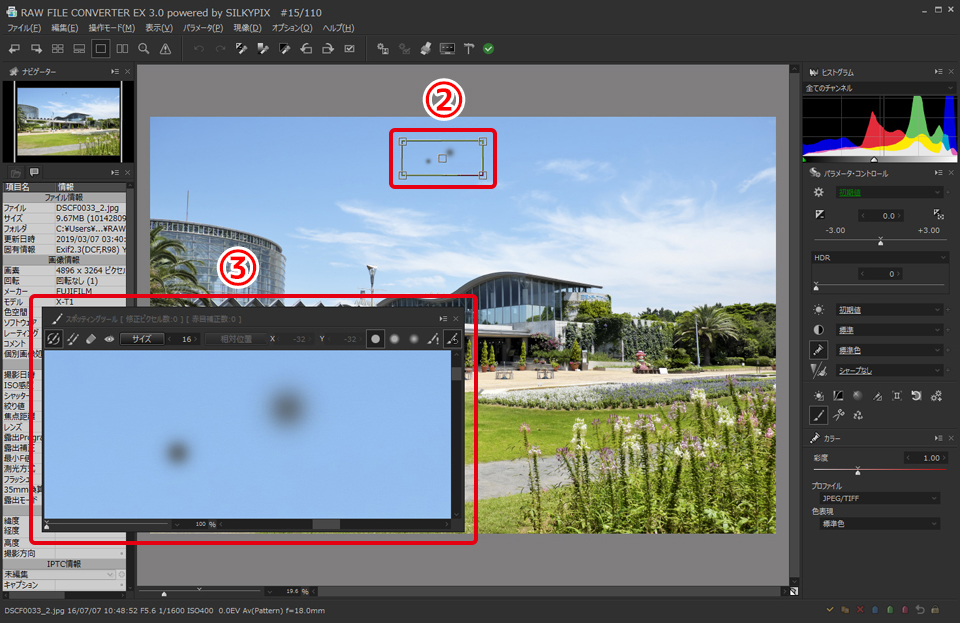 Fujifilm RAW File Converter EX: полный обзор RAW FILE CONVERTER EX 3.0 powered by SILKYPIX скриншот 5