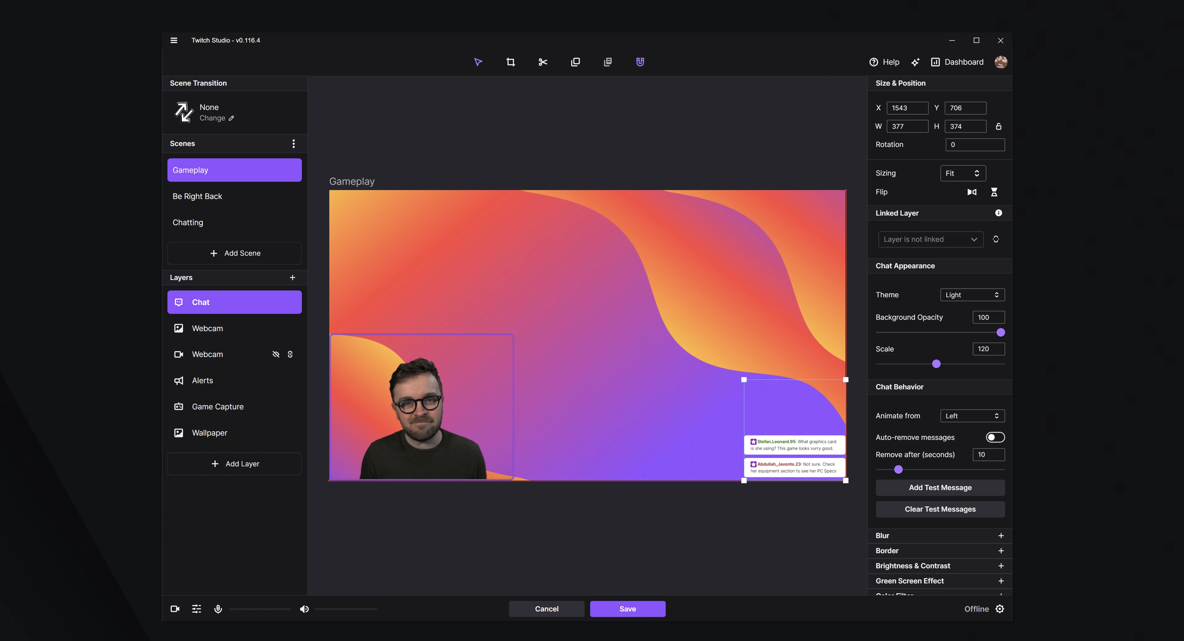 Twitch Studio скриншот 6