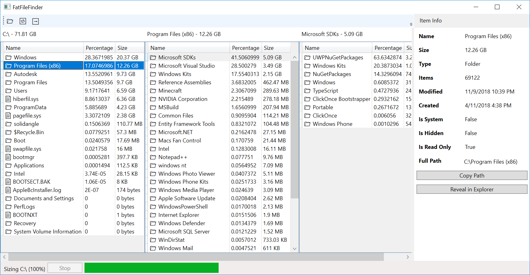 FatFileFinder скриншот 2