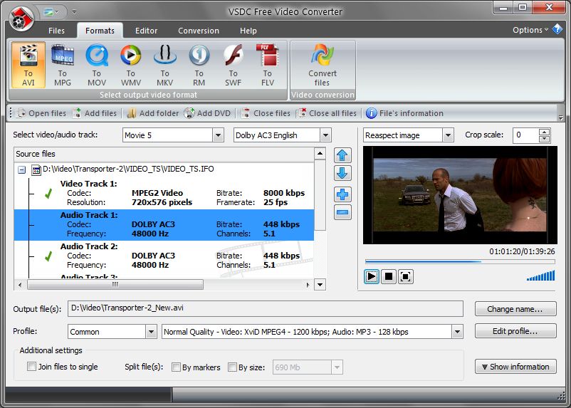 VSDC Free Video Converter скриншот 1
