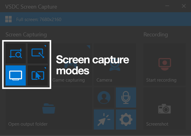 VSDC Free Screen Recorder скриншот 2