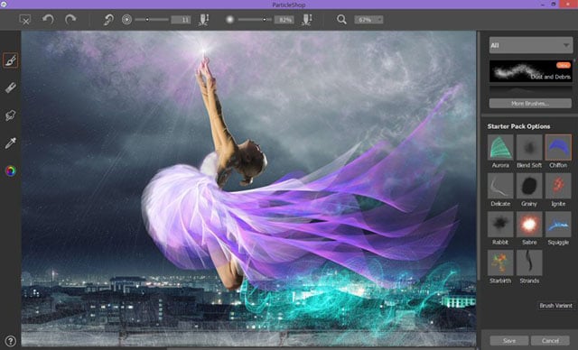 Corel ParticleShop: подробное руководство по Particle-кистям, интеграции, версиям и ограничениям скриншот 6