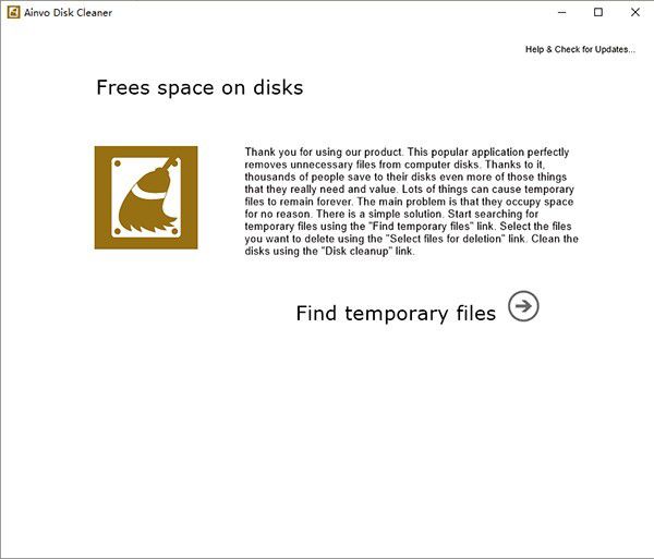 Ainvo Disk Cleaner скриншот 1