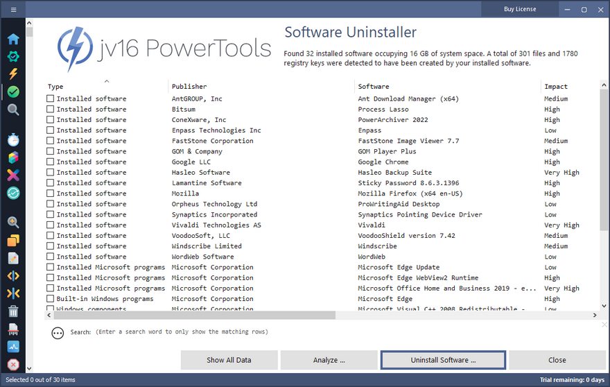 jv16 PowerTools скриншот 3