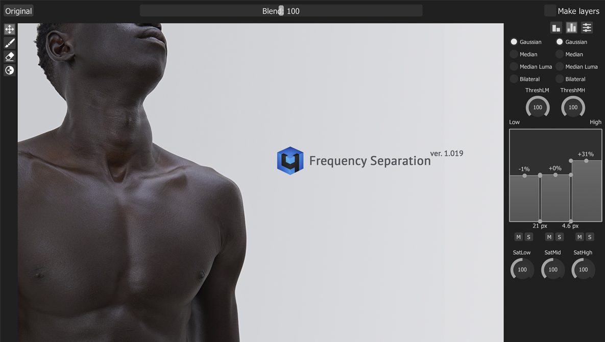 Retouch4me Frequency Separation: подробное руководство по интерфейсу, слоям, ретуши и версиям скриншот 3