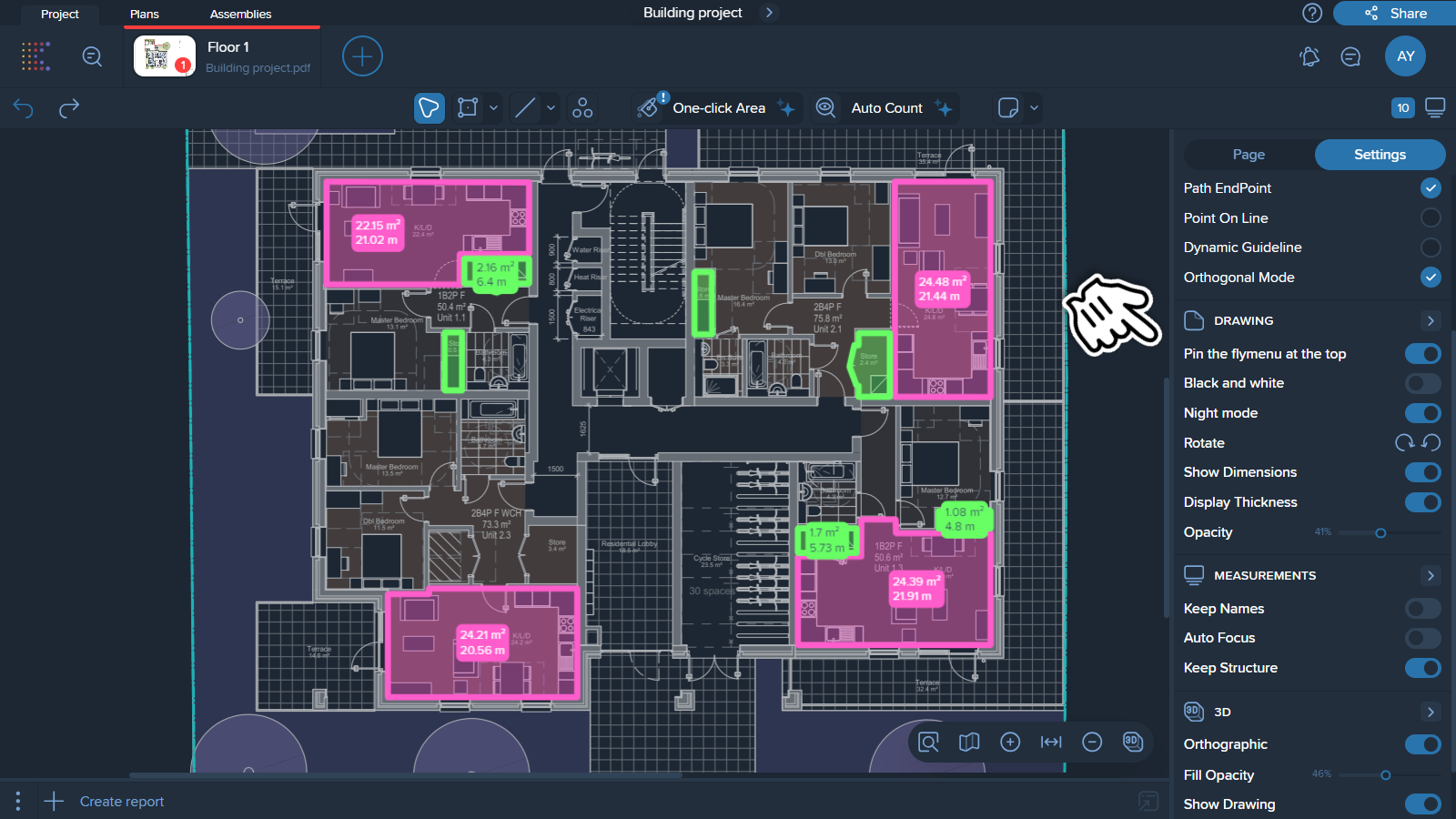 Kreo Software: функции AI takeoff, отчёты, системные требования, версии и ограничения скриншот 9