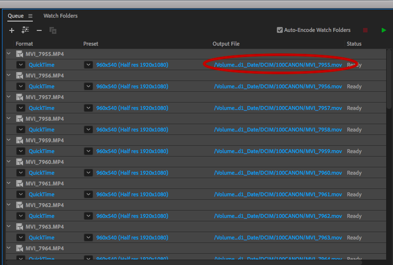 Adobe Media Encoder скриншот 2