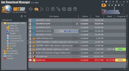 Ant Download Manager скриншот 1