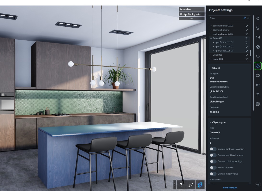 Shapespark: подробный обзор редактора интерактивных 3D-сцен, публикации в браузере и рабочего процесса скриншот 7