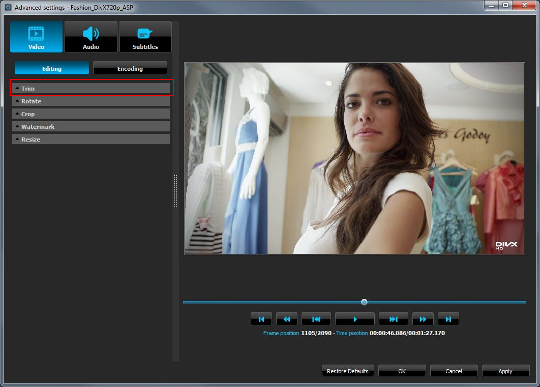 DivX Converter скриншот 5