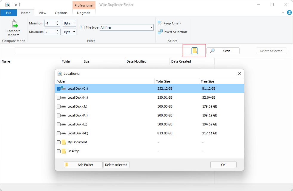 Wise Duplicate Finder скриншот 3