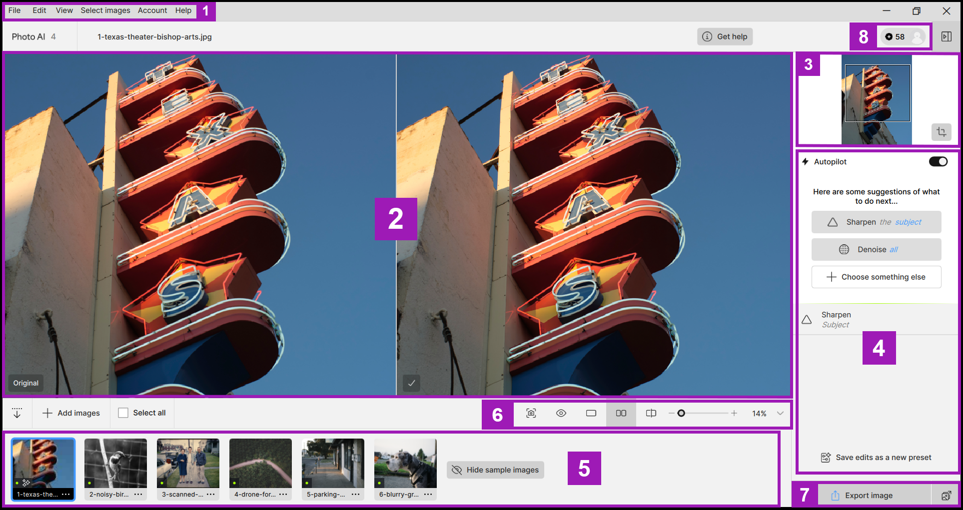 Topaz Photo AI скриншот 1