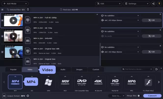 Movavi Video Converter скриншот 2