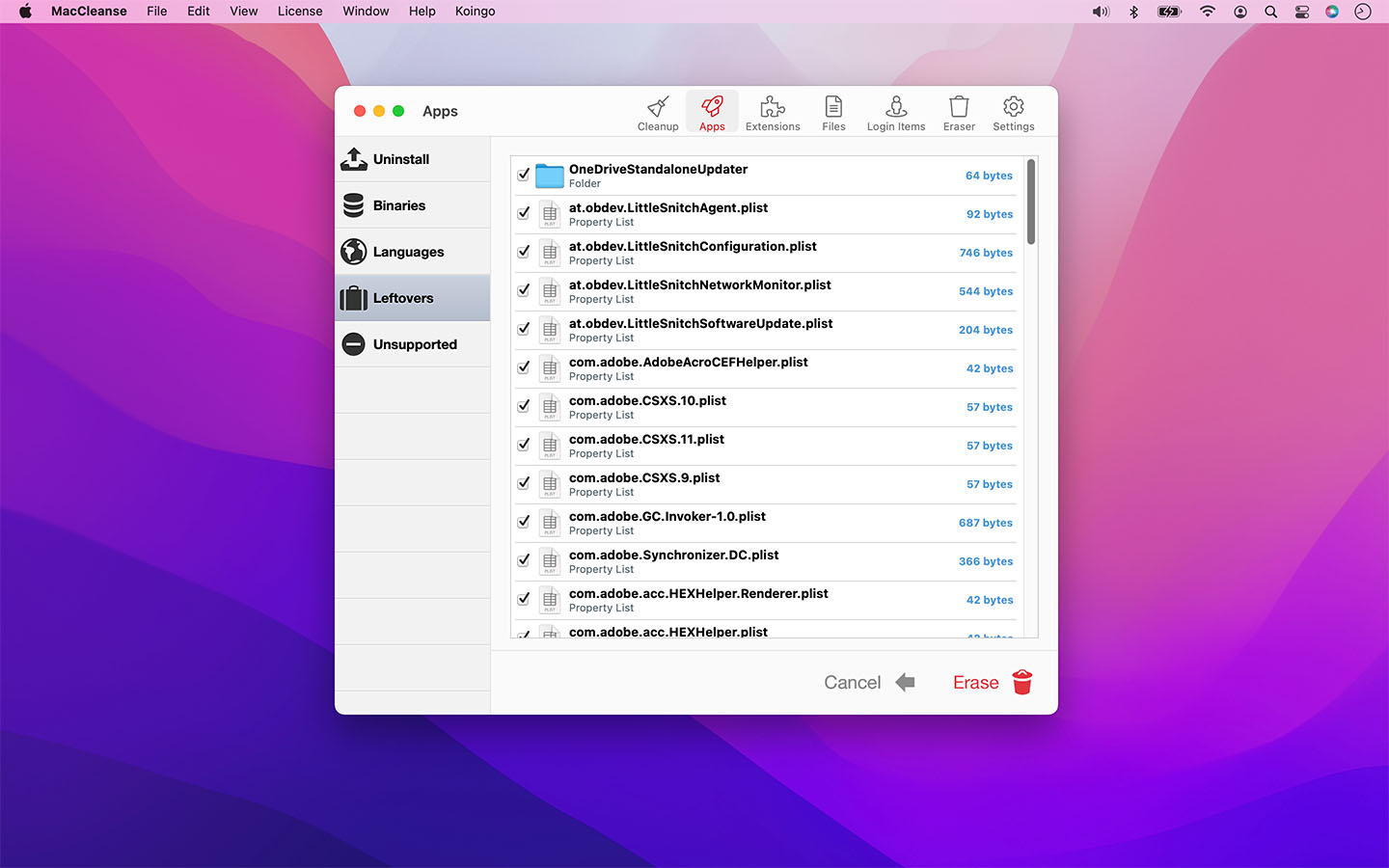 MacCleanse скриншот 4