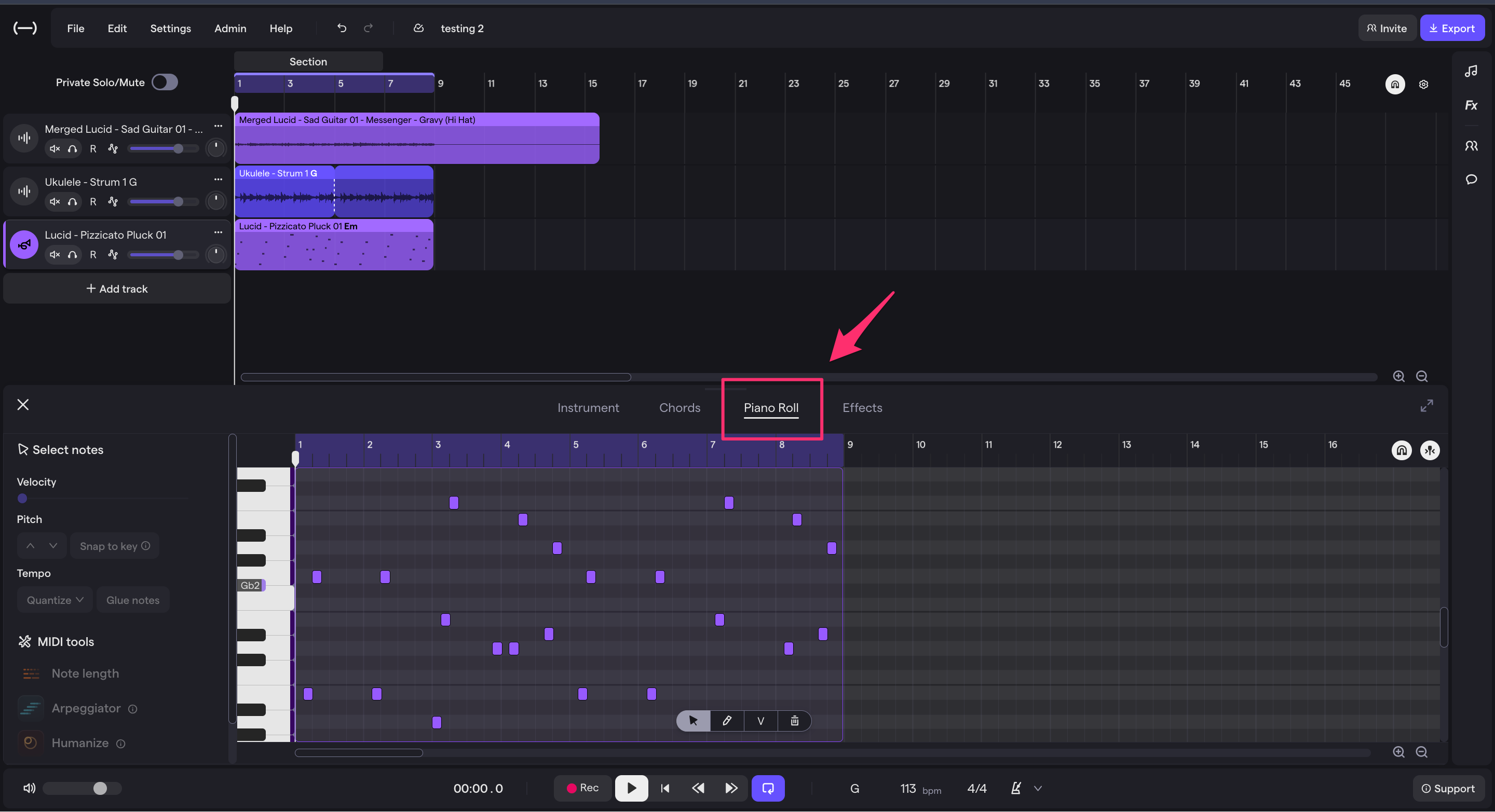 Soundtrap скриншот 4