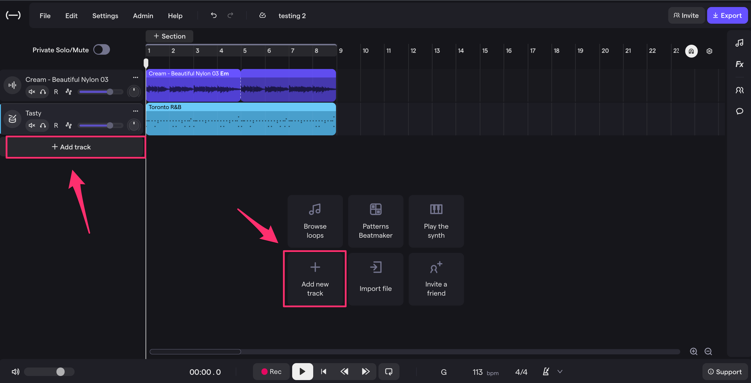 Soundtrap скриншот 1