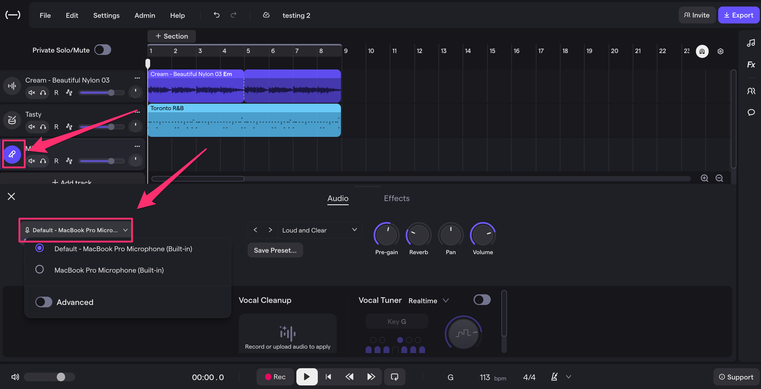 Soundtrap скриншот 3
