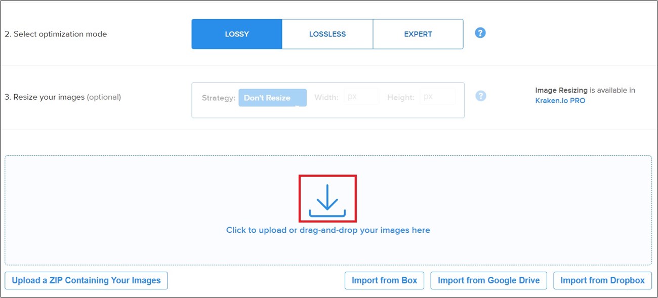 Kraken.io скриншот 3