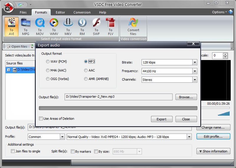 VSDC Free Video Converter скриншот 4