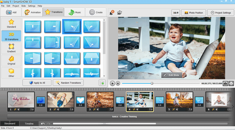 SmartSHOW 3D скриншот 3