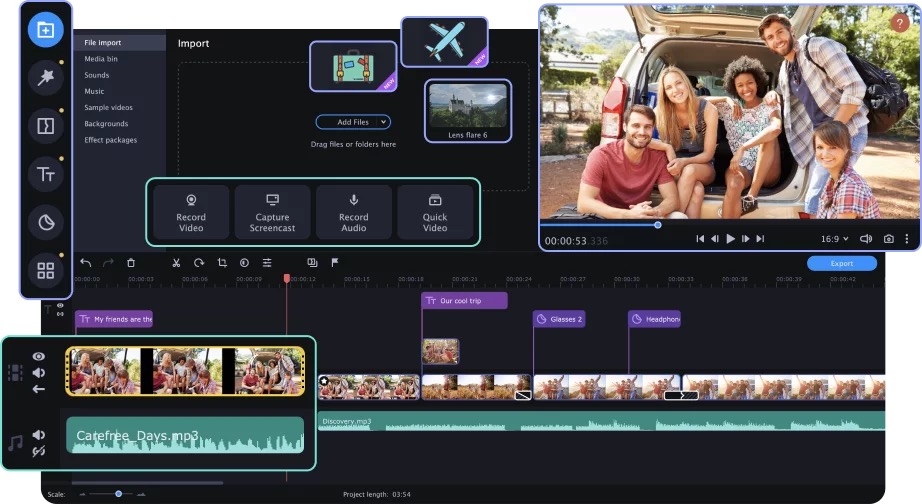 Movavi Video Suite скриншот 1