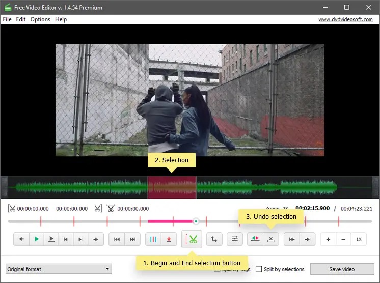 Free Video Editor скриншот 3