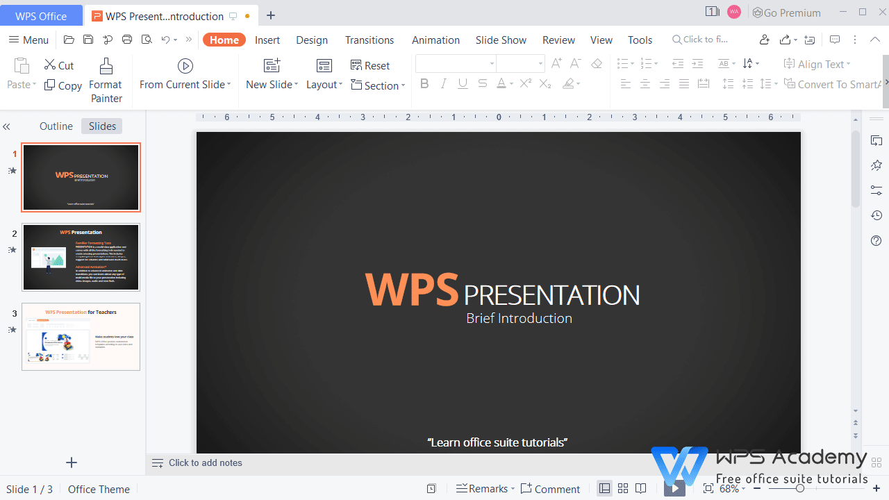Kingsoft Presentation скриншот 4