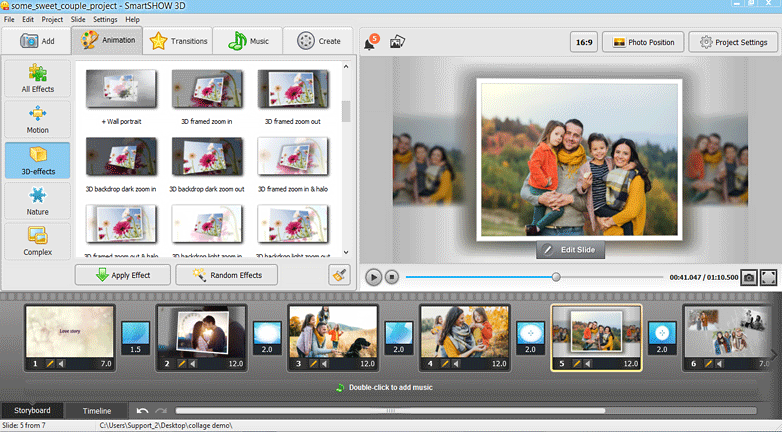 SmartSHOW 3D скриншот 2
