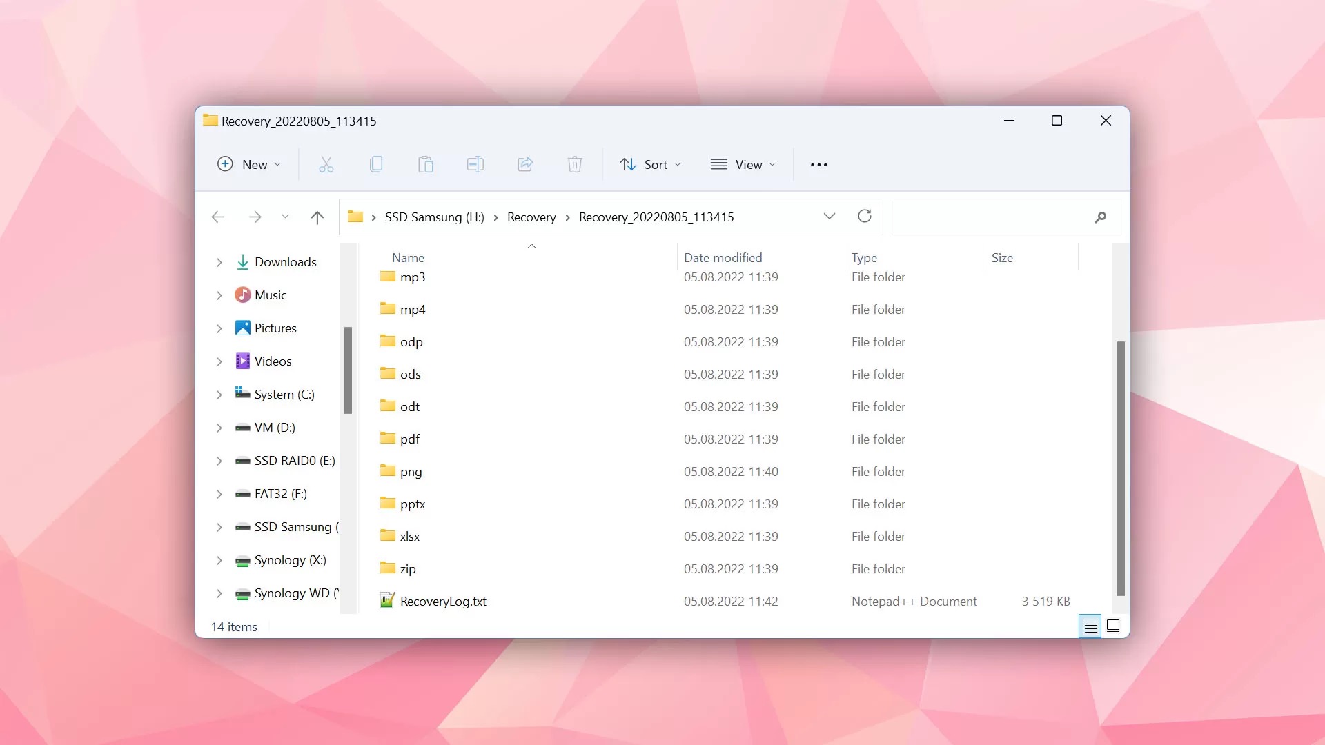 Windows File Recovery скриншот 7