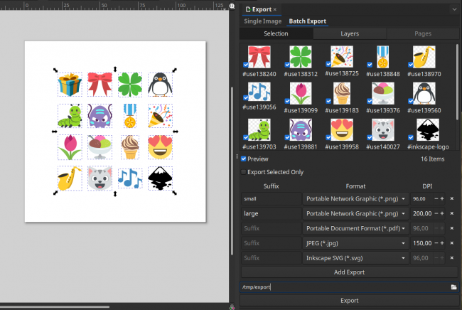 Inkscape скриншот 10