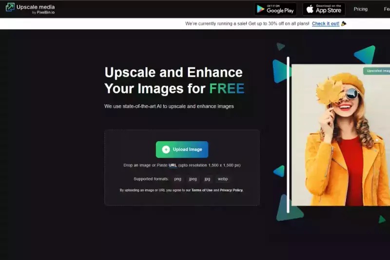 Upscale.media скриншот 1