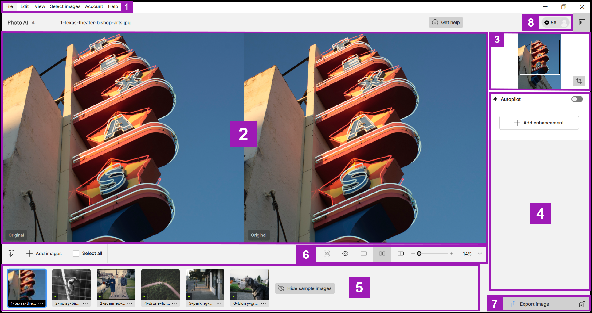 Topaz Photo AI скриншот 2