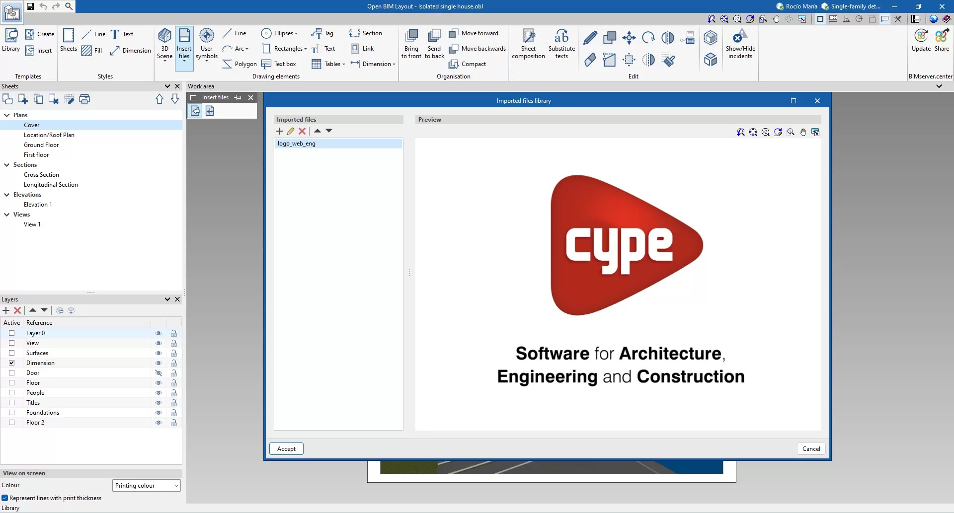 Open BIM Layout скриншот 3