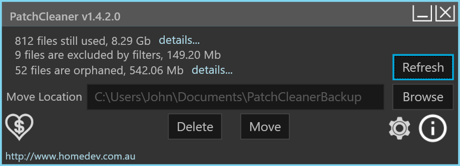 PatchCleaner скриншот 2