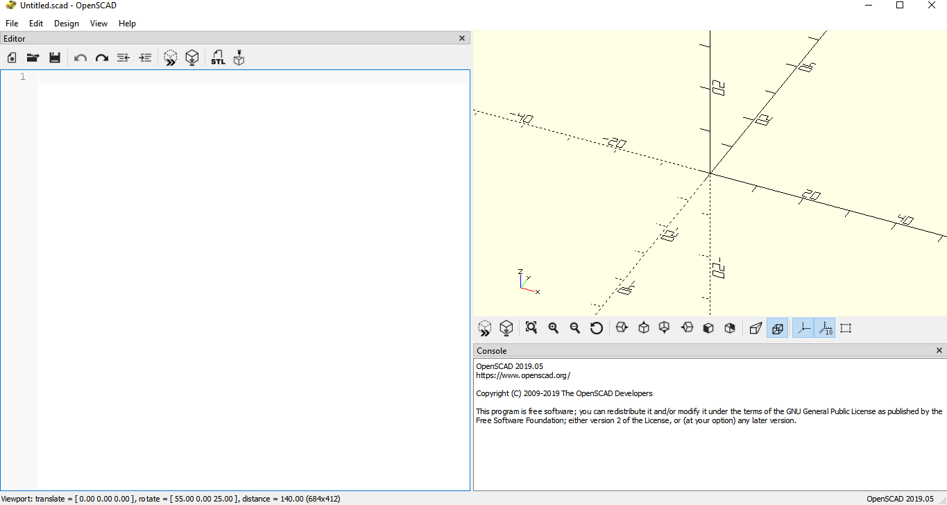 OpenSCAD скриншот 2