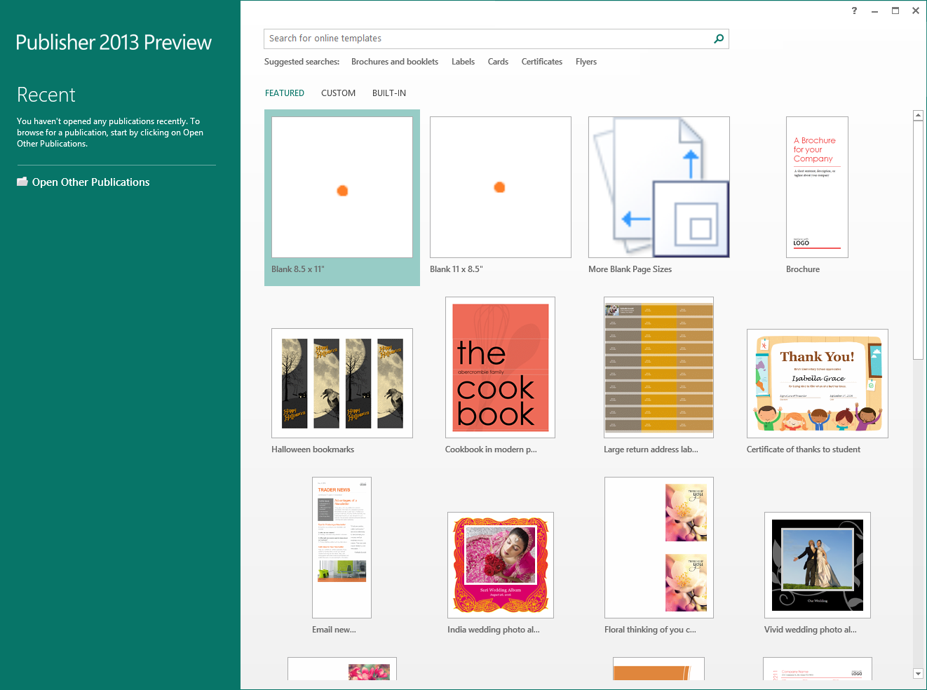 Microsoft Publisher скриншот 1