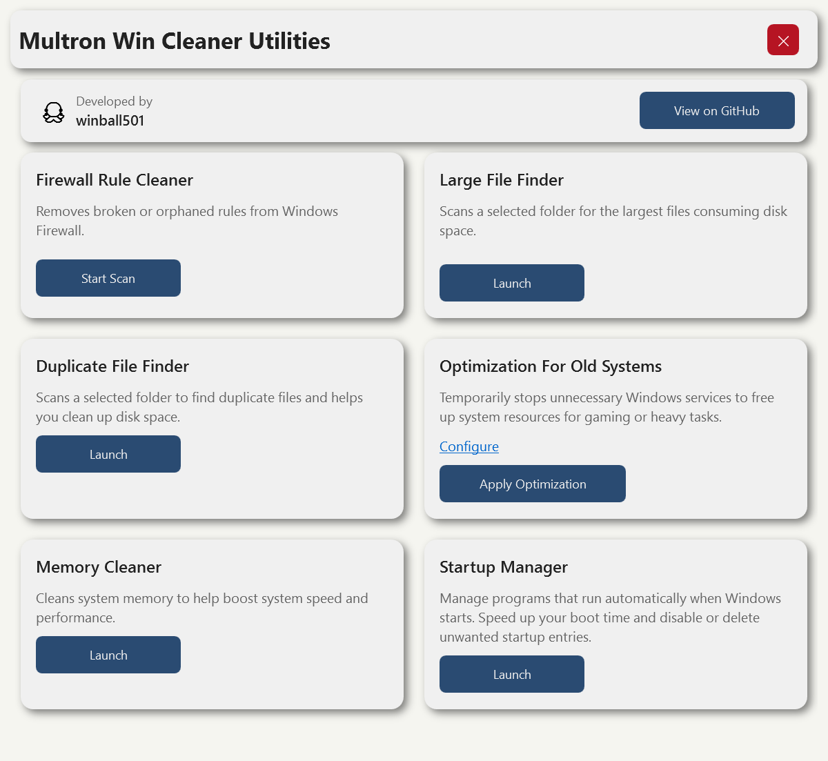 Multron Win Cleaner скриншот 5