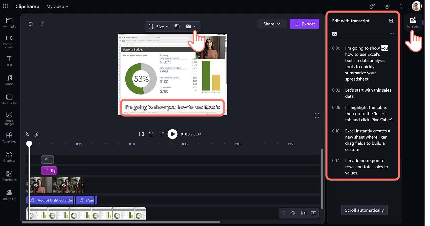 Clipchamp скриншот 6