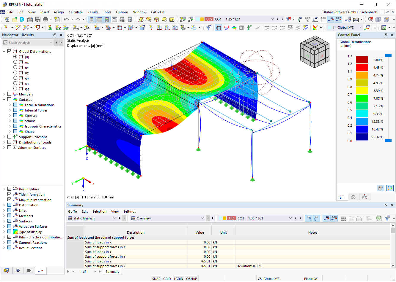 Dlubal RFEM скриншот 2