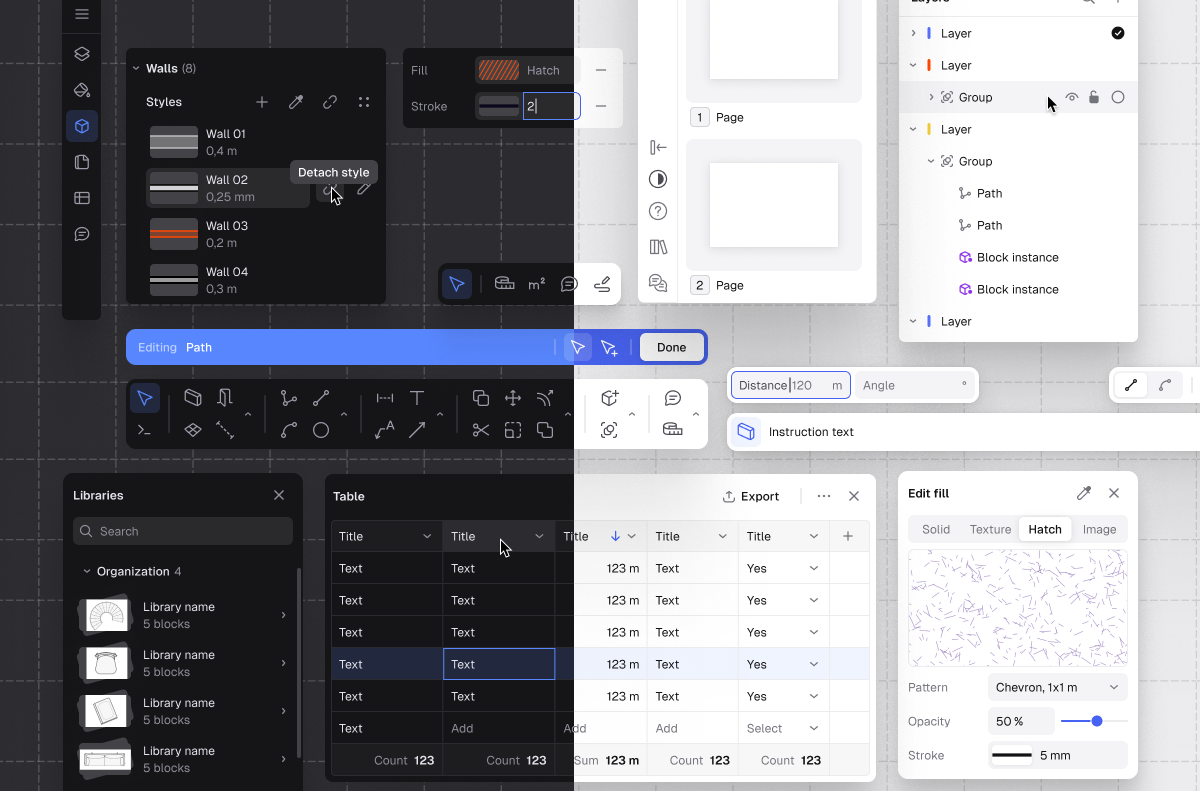 Rayon Design: подробное руководство по 2D‑чертежам, совместной работе, импорту DWG/PDF и выпуску документации скриншот 2