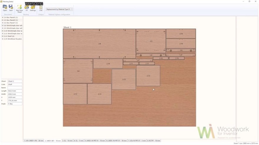 Woodwork for Inventor 17.1.0: подробное руководство по мебельному CAD/CAM в Autodesk Inventor скриншот 8